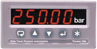 Melt Pressure Indicator, Tracker Series 250, Data Track